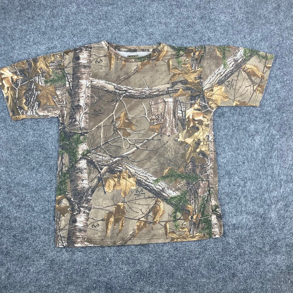 Ranger T-Shirt Mens‎ L Camouflage Hunting Outdoor Short Sleeve Crew